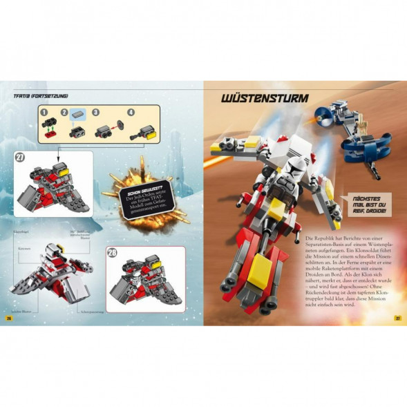 Книга и набор кубиков LEGO Star Wars Buch &amp;amp; Steine-Set Fur 8 einmalige Lego Modelle! в Твери