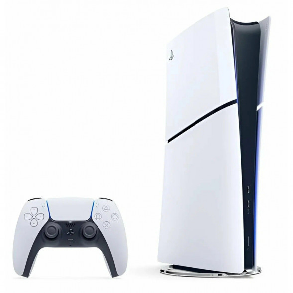 Игровая приставка Sony PlayStation 5 Slim 825 ГБ без дисковода, белый в Твери