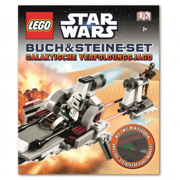Книга и набор кубиков LEGO Star Wars Buch &amp;amp; Steine-Set: Galaktische Verfolgungsjagd в Твери