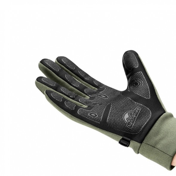 Перчатки сенсорные спортивные Naturehike Outdoor Full Touch GL10 (черный, L) в Твери