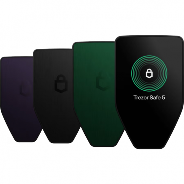 Аппаратный криптокошелек Trezor Safe 5, Green Beryl в Твери