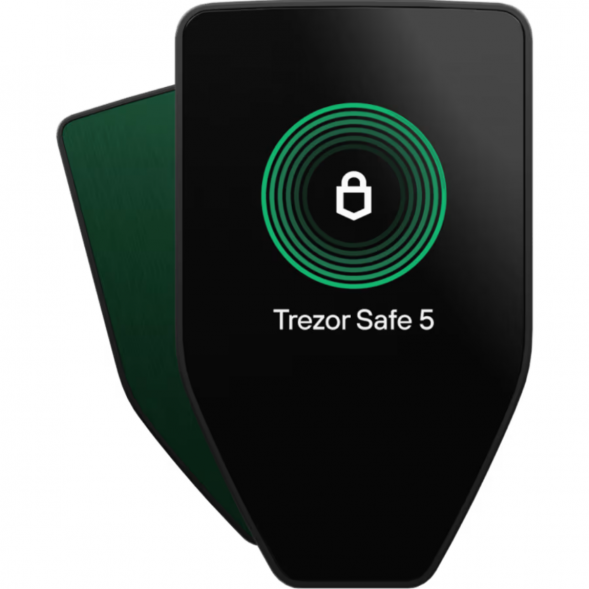Аппаратный криптокошелек Trezor Safe 5, Green Beryl в Твери