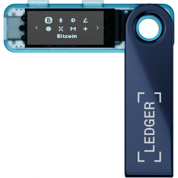 Криптокошелек Ledger Nano S Plus 1 шт., Neptune Blue в Твери