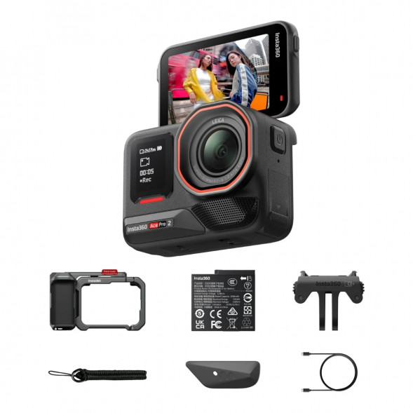 Экшн-камера Insta360 Ace Pro 2 Single Battery Xplorer Bundle, Gray в Твери
