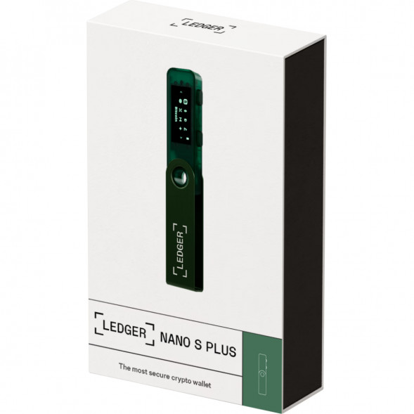 Криптокошелек Ledger Nano S Plus 1 шт., Emerald Green в Твери