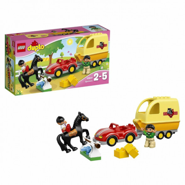 Конструктор LEGO DUPLO Town 10807 Трейлер для лошадок в Твери