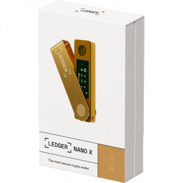 Аппаратный криптокошелек Ledger Nano X, Gold в Твери