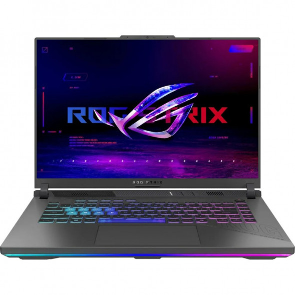 Ноутбук ASUS ROG Strix G16 G614PR-RV090 (16&amp;quot;, IPS, AMD Ryzen 9 8940HX 2.4ГГц, 16 ядер, 32ГБ DDR5, 1ТБ SSD, 	 NVIDIA GeForce RTX 5070 Ti - 12 ГБ, TGP 140Вт, без ОС), серый в Твери