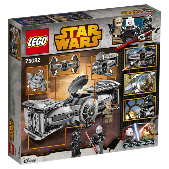 Конструктор LEGO Star Wars 75082 Улучшенный Прототип TIE Истребителя в Твери