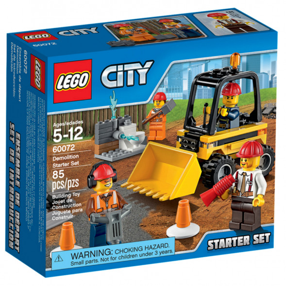 Конструктор LEGO City 60072 Набор «Строительная команда» для начинающих в Твери