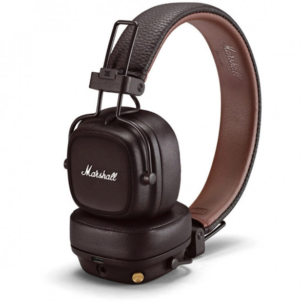 Беспроводные наушники Marshall Major IV, коричневый в Твери