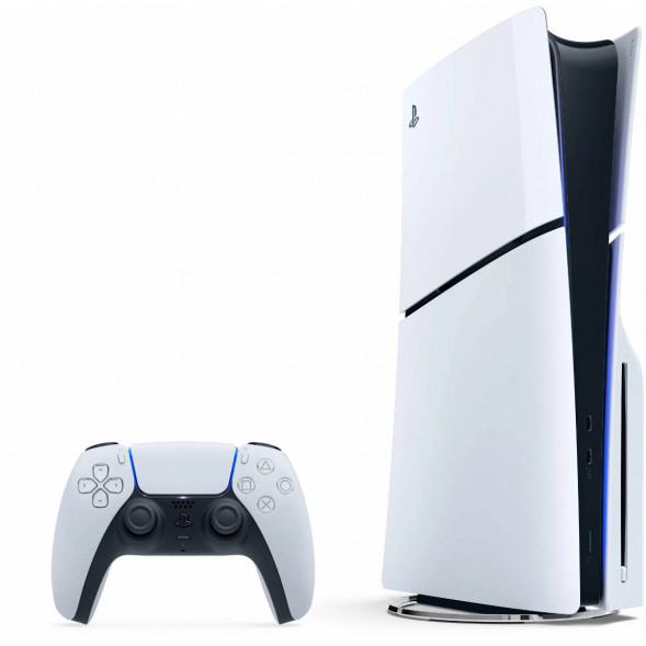 Игровая приставка Sony PlayStation 5 Slim 1TB с дисководом, белый в Твери