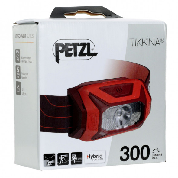 Налобный фонарь Petzl Tikkina E060AA03, красный в Твери