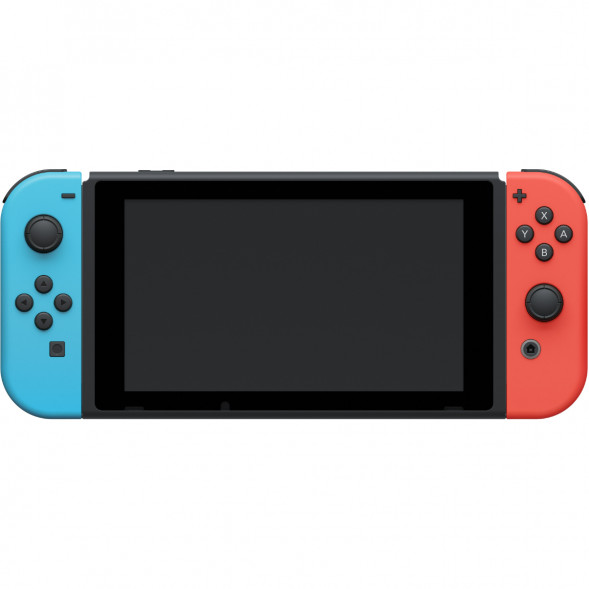 Игровая приставка Nintendo Switch OLED 64 ГБ, неоновый синий/неоновый красный в Твери