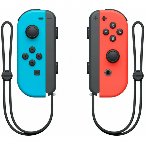 Игровая приставка Nintendo Switch OLED 64 ГБ, неоновый синий/неоновый красный в Твери