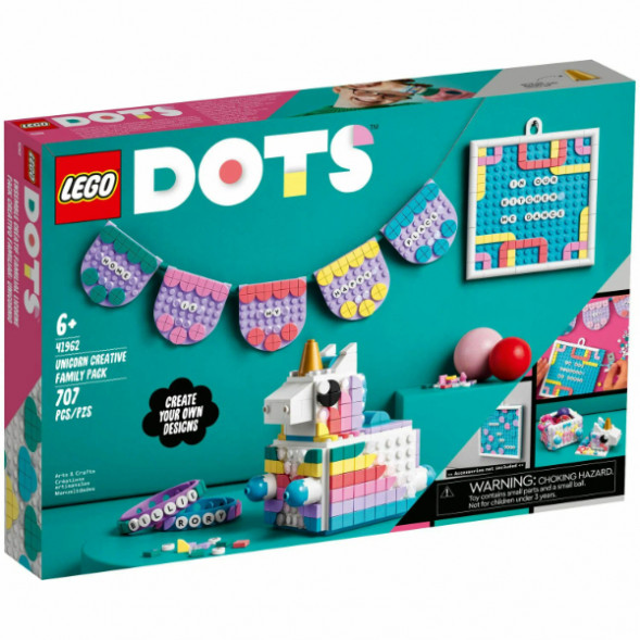 Конструктор LEGO DOTS 41962 Творческий семейный набор «Единорог» в Твери