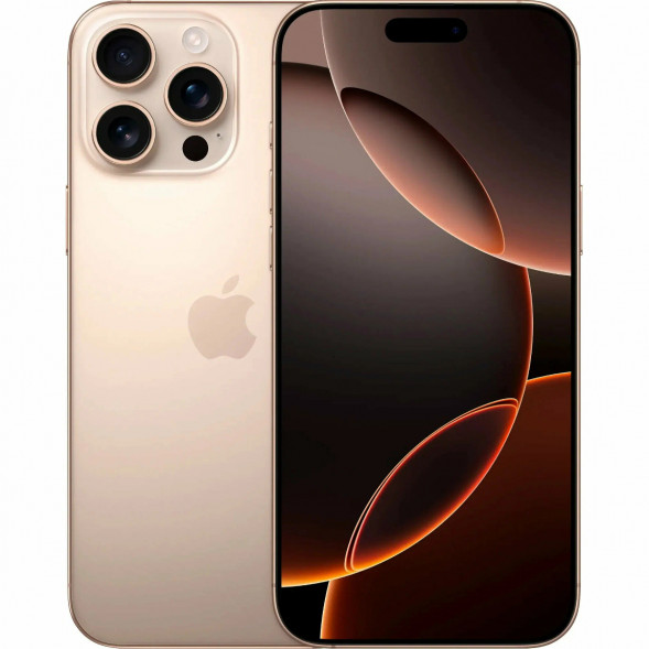 Смартфон Apple iPhone 16 Pro Max (nano SIM+eSIM) 256ГБ, Desert Titanium в Твери