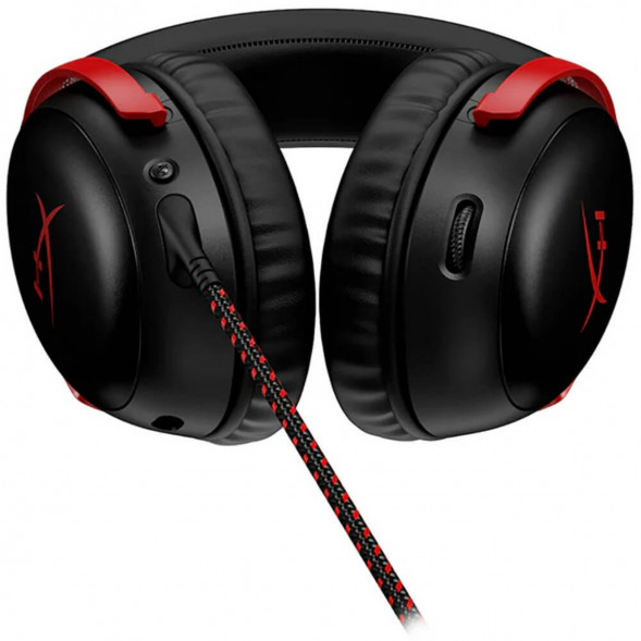 Компьютерная гарнитура HyperX Cloud III проводная, чёрный/красный в Твери