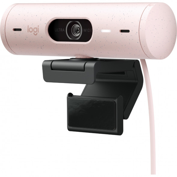 Веб-камера Logitech Brio 500, розовый в Твери