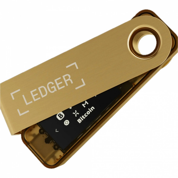 Криптокошелек Ledger Nano S Plus 1 шт., золотой в Твери