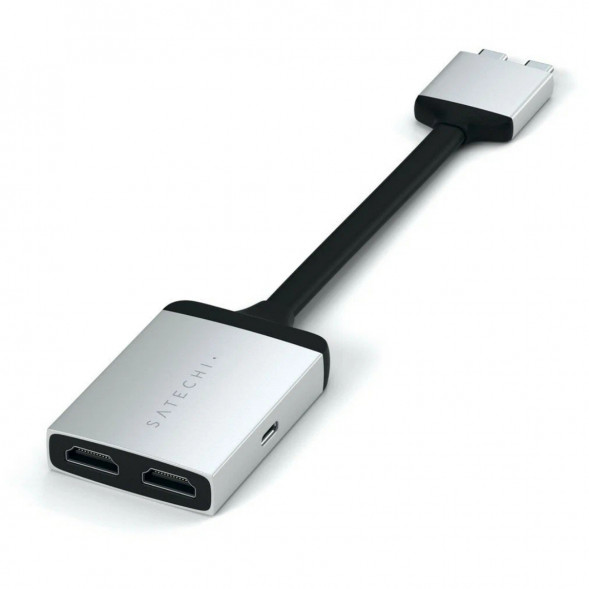 Адаптер Satechi USB-C Dual 4K HDMI Adapter (2xHDMI, USB Type-C) в Твери
