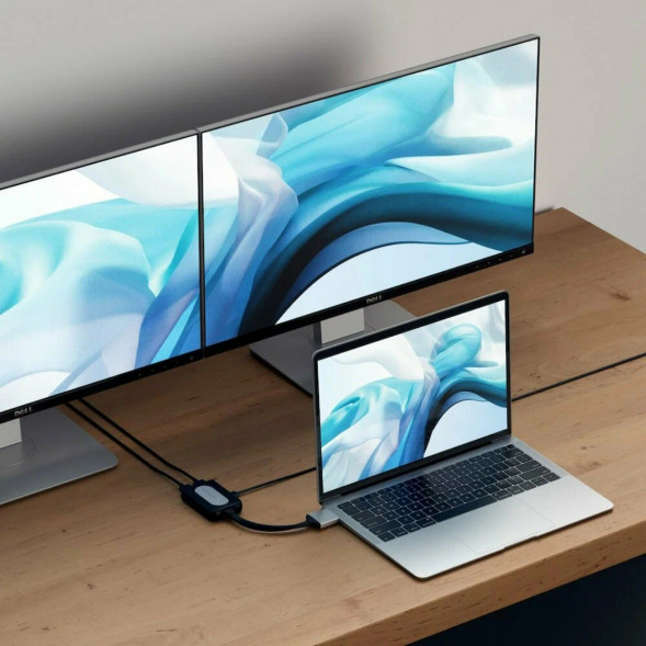 Адаптер Satechi USB-C Dual 4K HDMI Adapter (2xHDMI, USB Type-C) в Твери