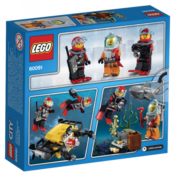 Конструктор LEGO City Deep Sea Explorers 60091 Исследование морских глубин в Твери