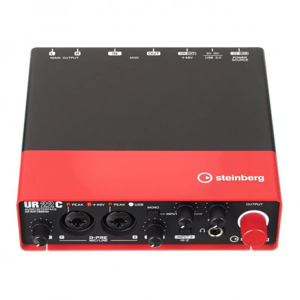 Аудиоинтерфейс Steinberg UR22C, Red в Твери