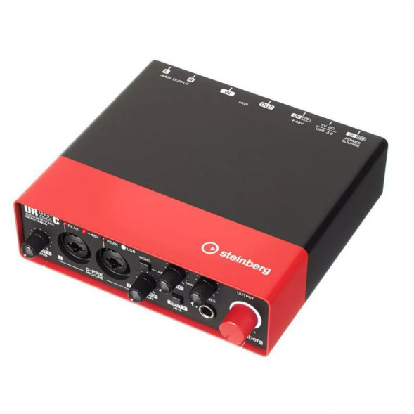 Аудиоинтерфейс Steinberg UR22C, Red в Твери