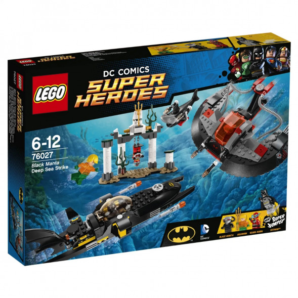 Конструктор LEGO Super Heroes 76027 Глубоководная атака Черного Манта в Твери