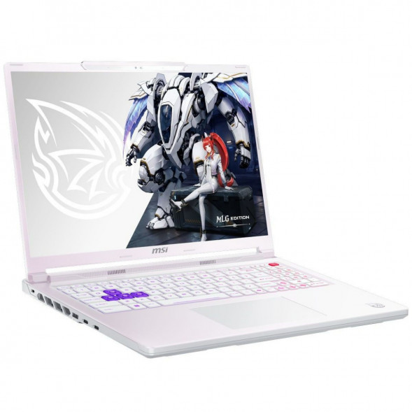 Ноутбук MSI Crosshair A16 HX MLG Edition E8WGXK-089XRUY (16&amp;quot;, IPS, AMD Ryzen 9 8940HX 2.4ГГц, 16 ядер, 16ГБ DDR5, 1ТБ SSD, NVIDIA GeForce RTX 5070 - 12 ГБ, без ОС), белый в Твери