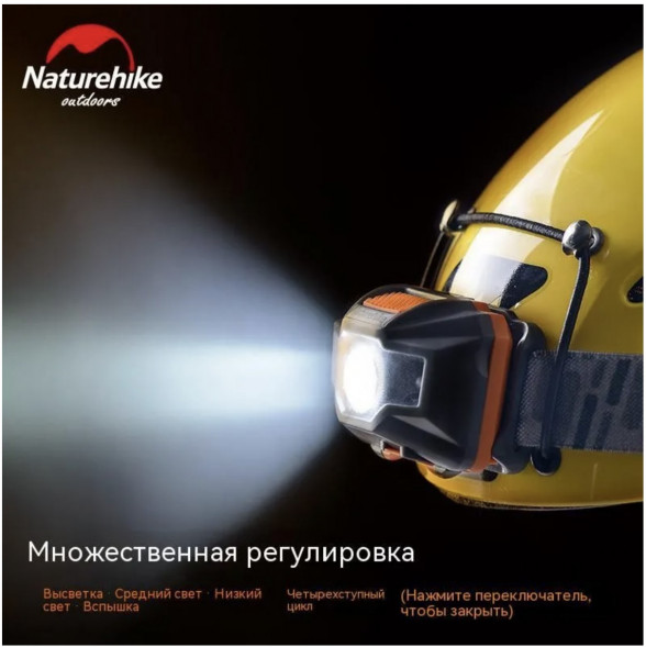 Налобный фонарь Naturehike TD-02, голубой в Твери