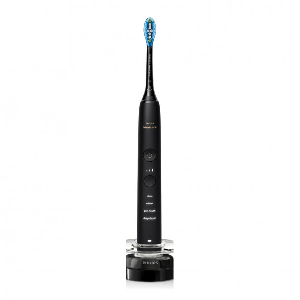 Набор из 2 электрических зубных щеток Philips Sonicare DiamondClean 9000 HX9914/54, чёрный в Твери