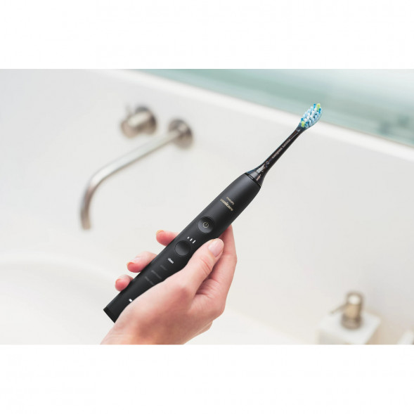 Набор из 2 электрических зубных щеток Philips Sonicare DiamondClean 9000 HX9914/54, чёрный в Твери