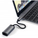Адаптер Satechi USB-C - Ethernet ST-TCENM, серый космос в Твери