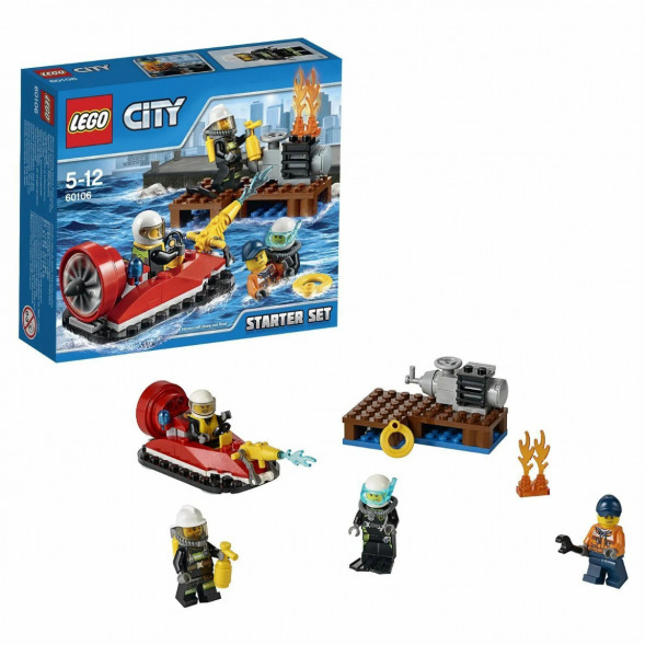 Конструктор LEGO City Fire 60106 Пожарная охрана в Твери