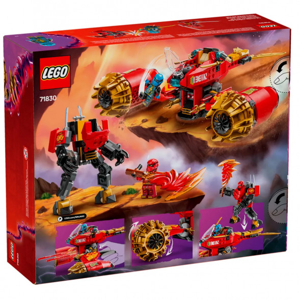 Конструктор LEGO Ninjago 71830 Боевой робот Кая «Всадник бури» в Твери