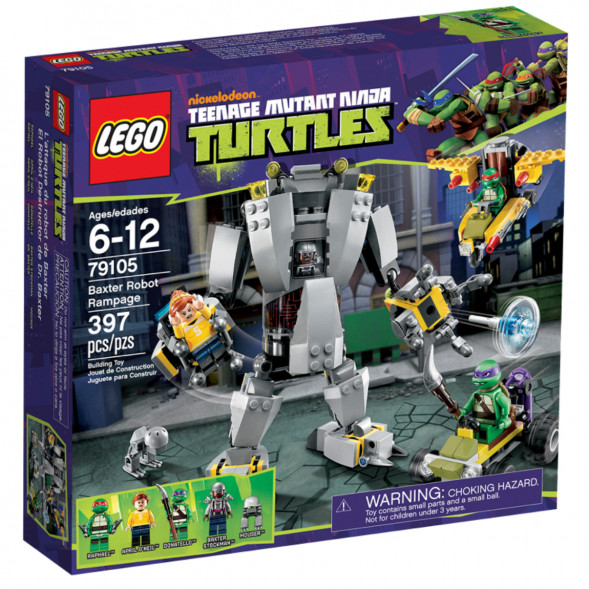 Конструктор LEGO Teenage Mutant Ninja Turtle 79105 Нападение робота Бакстера в Твери