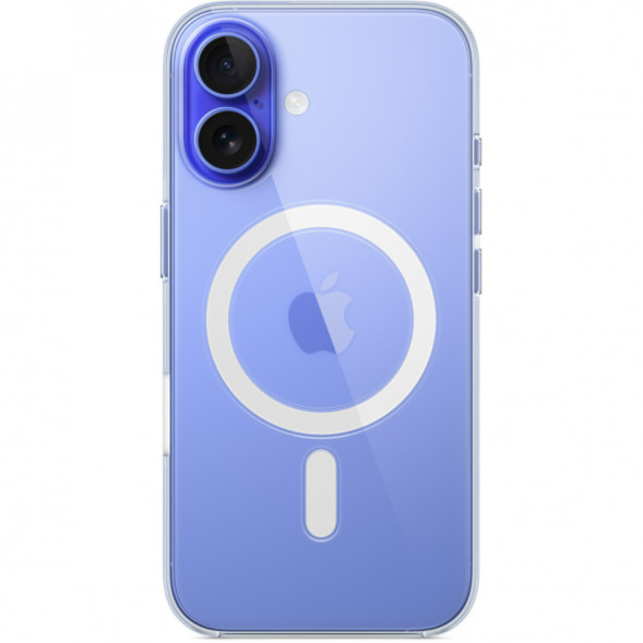 Чехол Apple Clear Case with MagSafe для iPhone 16, прозрачный (MA6A4ZM/A) в Твери
