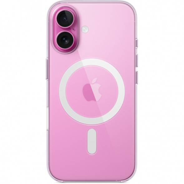 Чехол Apple Clear Case with MagSafe для iPhone 16, прозрачный (MA6A4ZM/A) в Твери