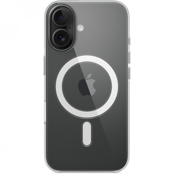 Чехол Apple Clear Case with MagSafe для iPhone 16, прозрачный (MA6A4ZM/A) в Твери