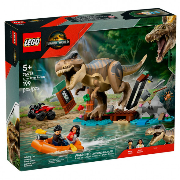 Конструктор LEGO Jurassic World 76975 Побег по реке от ти-рекса в Твери