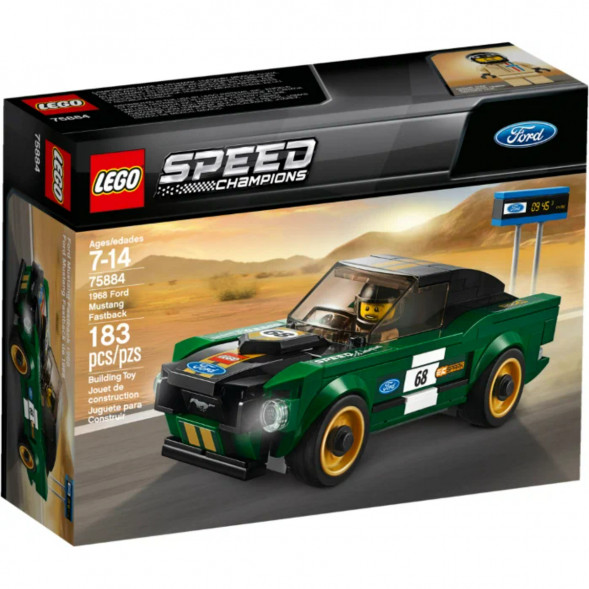 Конструктор LEGO Speed Champions 75884 1968 Ford Mustang Fastback в Твери