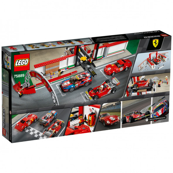 Конструктор LEGO Speed Champions 75889 Гараж Ferrari в Твери