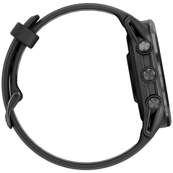 Умные часы Garmin Forerunner 970 Carbon Gray DLC Titanium ремешок Black/Translucent Whitestone 010-02969-10 в Твери