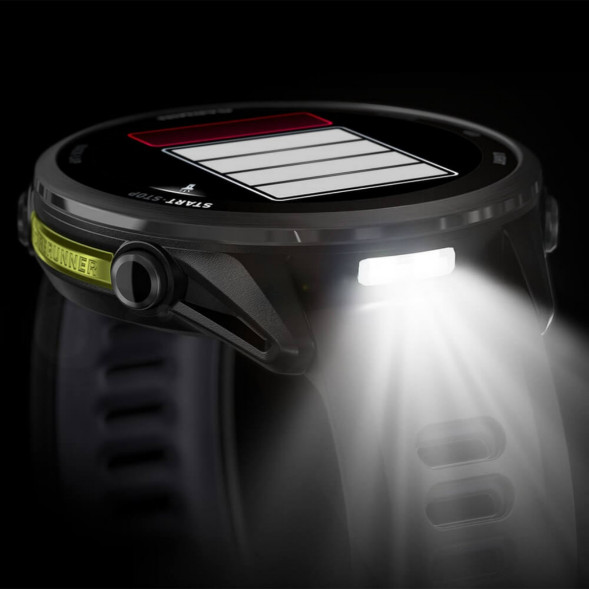 Умные часы Garmin Forerunner 970 Carbon Gray DLC Titanium ремешок Black/Translucent Whitestone 010-02969-10 в Твери