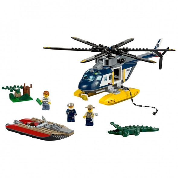 Конструктор LEGO City 60067 Погоня на полицейском вертолёте в Твери