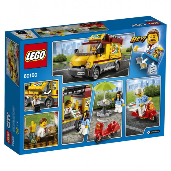 Конструктор LEGO City Great Vehicles 60150 Фургон-пиццерия в Твери