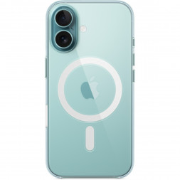 Чехол Apple Clear Case with MagSafe для iPhone 16 Plus, прозрачный (MA7D4ZM/A)
