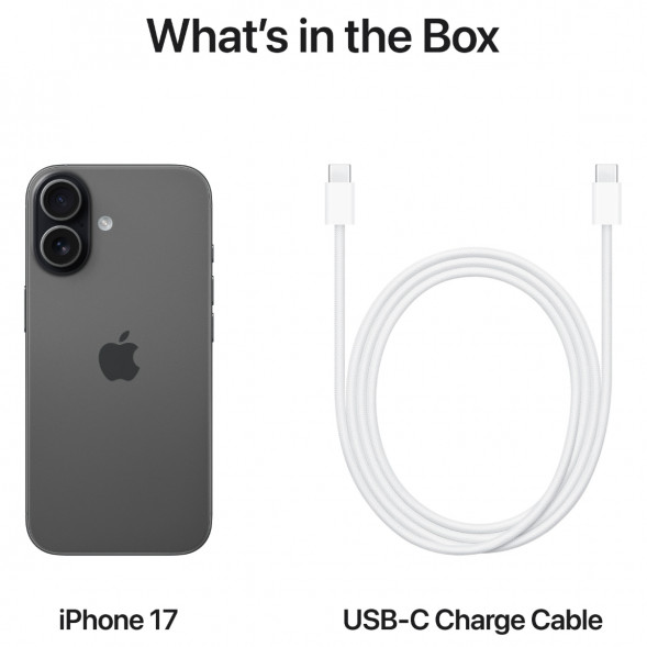 Смартфон Apple iPhone 17 512GB eSim, Black в Твери